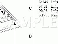 In Liftgate Diagram for 2003 Ford F-350 Super Duty Pickup  5.4 V8 GAS