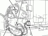 Front Body Components Diagram for 2003 Ford F-450 Super Duty Pickup  6.0 V8 DIESEL