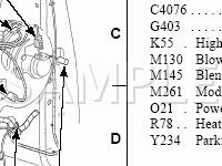 Vehicle Interior Diagram for 2003 Ford F-450 Super Duty Pickup  6.8 V10 GAS