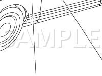 Air Bag and Safety Belt Pretensioner Supplemental Restraint System Sensor Components Diagram for 2003 Mercury Grand Marquis  4.6 V8 GAS