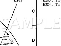 Tail Lamps Diagram for 2003 Mercury Grand Marquis  4.6 V8 GAS