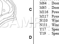Rear Doors Diagram for 2003 Lincoln LS  3.0 V6 GAS