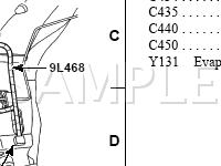 Vehicle Rear End,Underbody Diagram for 2003 Lincoln LS  3.9 V8 GAS