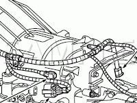 Transmission Component Locations Diagram for 2003 Mercury Marauder  4.6 V8 GAS