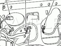 Door Component Locations Diagram for 2003 Mercury Marauder  4.6 V8 GAS