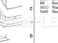 Engine Compartment Diagram for 2003 Mercury Mountaineer  4.0 V6 FLEX