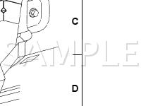 Rear, In Roof Panel Diagram for 2003 Mercury Mountaineer  4.6 V8 GAS