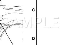 Front Body Diagram for 2003 Mercury Mountaineer  4.6 V8 GAS