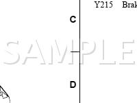 Instrument Cluster, On Steering Column Diagram for 2003 Mercury Sable  3.0 V6 GAS