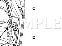 In Decklid Diagram for 2003 Mercury Sable  3.0 V6 FLEX