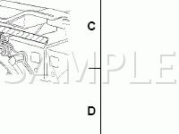 Engine Compartment Components Diagram for 2003 Ford Taurus  3.0 V6 GAS