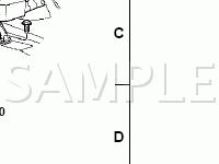 Engine Compartment Diagram for 2003 Ford Taurus  3.0 V6 GAS