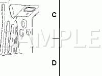 In Luggage Compartment, LH Side Diagram for 2003 Ford Taurus  3.0 V6 GAS