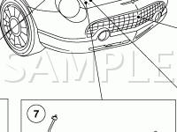 A/C Condenser Core,A/C Evapoarator Core & Components Diagram for 2003 Ford Thunderbird  3.9 V8 GAS