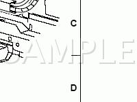 Rear,Cross Car Beam Diagram for 2003 Ford Thunderbird  3.9 V8 GAS