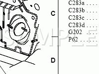LH A-Pillar,LH Front Diagram for 2003 Ford Thunderbird  3.9 V8 GAS