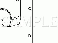 Front of Vehicle Diagram for 2003 Ford Thunderbird  3.9 V8 GAS