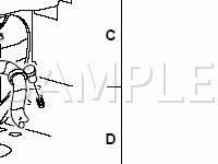 RH Engine Compartment Diagram for 2003 Ford Thunderbird  3.9 V8 GAS