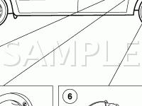 Power Sliding Door Diagram for 2003 Ford Windstar  3.8 V6 GAS