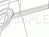 Air Bag and Safety Belt Pretensioner Supplemental Restraint System Deployable Components Diagram for 2004 Ford Crown Victoria  4.6 V8 CNG