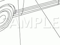 Air Bag and Safety Belt Pretensioner Supplemental Restraint System Sensor Components Diagram for 2004 Ford Crown Victoria  4.6 V8 CNG