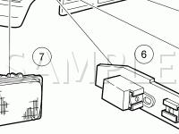 Exterior Lighting System Components Diagram for 2004 Ford E-250 Econoline  4.6 V8 GAS