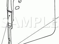 Handle and Latches-Left Rear Door Diagram for 2004 Ford E-150 Econoline  4.6 V8 GAS