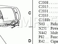 Dash Panel Diagram for 2004 Ford E-250 Econoline  4.6 V8 GAS