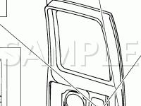 Handle, Lock, Latch and Actuator Diagram for 2004 Ford E-250 Econoline  5.4 V8 CNG