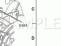 Automatic Transmission,Front ZETEC Engine Diagram for 2004 Ford Escape  2.0 L4 GAS