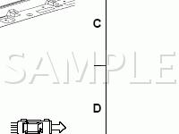In Roof Panel,Front,Center,w/o Roof opening Panel Diagram for 2004 Ford Escape  3.0 V6 GAS