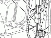 Footwell Components Diagram for 2004 Ford Excursion  6.0 V8 DIESEL