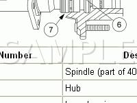 Body Component Location Diagram for 2004 Ford Excursion  6.0 V8 DIESEL