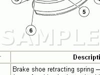 Brake Components Diagram for 2004 Ford Excursion  6.0 V8 DIESEL