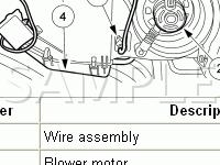 Heater And A/C Assembly Diagram for 2004 Ford Excursion  6.0 V8 DIESEL