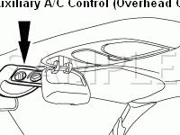 Front Auxiliary A/C Control Diagram for 2004 Ford Excursion  6.0 V8 DIESEL
