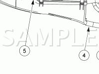Auxiliary Climate Control Housing Diagram for 2004 Ford Expedition  4.6 V8 GAS