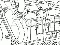 Engine Ignition Component Locations Diagram for 2004 Ford Expedition  5.4 V8 GAS