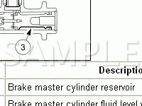 Brake Master Cylinder Components Diagram for 2004 Ford Explorer Sport Trac  4.0 V6 FLEX