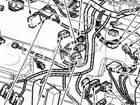 Behind Dash Panel Diagram for 2004 Ford Explorer Sport Trac  4.0 V6 FLEX