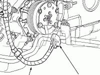 Engine Compartment Diagram for 2004 Ford Explorer  4.0 V6 FLEX