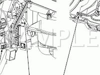 Behind Instrument Cluster Diagram for 2004 Ford Explorer  4.0 V6 FLEX