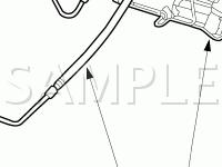 Steering Column Components Diagram for 2004 Ford Focus LX 2.3 L4 GAS