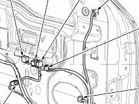 Left Front Door Diagram for 2004 Ford F-150 Pickup  4.6 V8 GAS
