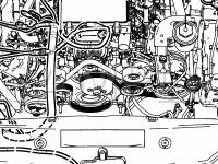 Engine Compartment Components Diagram for 2004 Ford F-150 Pickup Heritage 5.4 V8 BI-FUEL