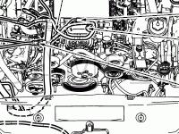 Engine Compartment Components Diagram for 2004 Ford F-150 Pickup  5.4 V8 GAS