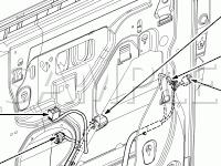 Rear Door Diagram for 2004 Ford F-150 Pickup  5.4 V8 GAS