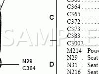 Driver Seat Diagram for 2004 Ford F-350 Super Duty Pickup  5.4 V8 GAS