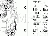 Engine Compartment Diagram for 2004 Ford F-350 Super Duty Pickup  5.4 V8 GAS
