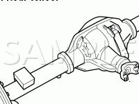 Drive Axle Diagram for 2004 Ford F-550 Super Duty Pickup  6.0 V8 DIESEL